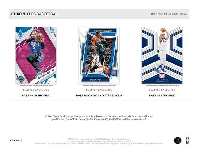 Panini chronicles NBA 2022-23 Blaster box