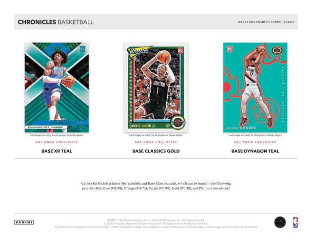 Panini chronicles NBA 2022-23 Blaster box