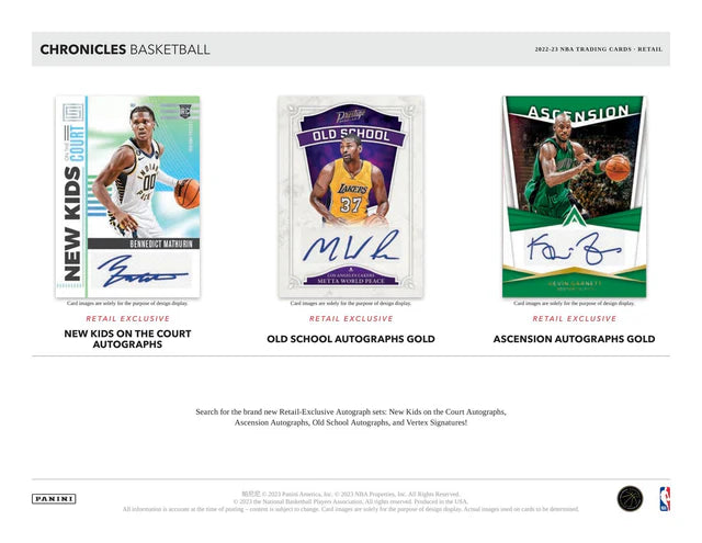 Panini chronicles NBA 2022-23 Blaster box