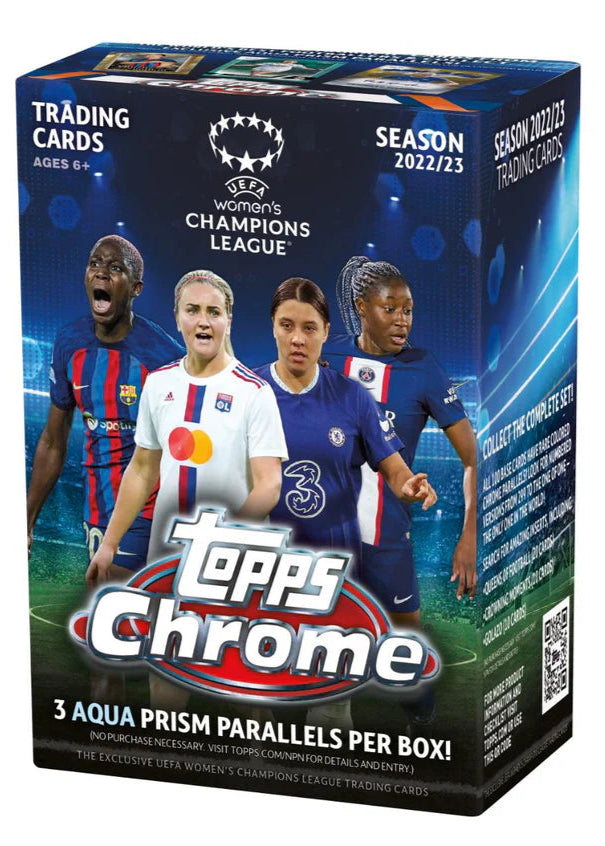 UEFA Champions League femenina Topps Chrome 2022/23 Blaster Box