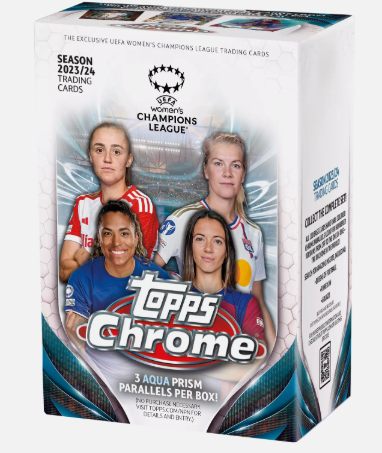 Topps Chrome Uefa Champion Femenina 2023-24 Blaster Box