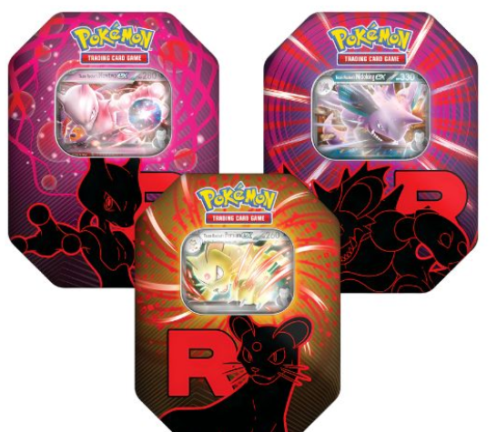 Tin Lata Pokemon Tcg Team Rocket