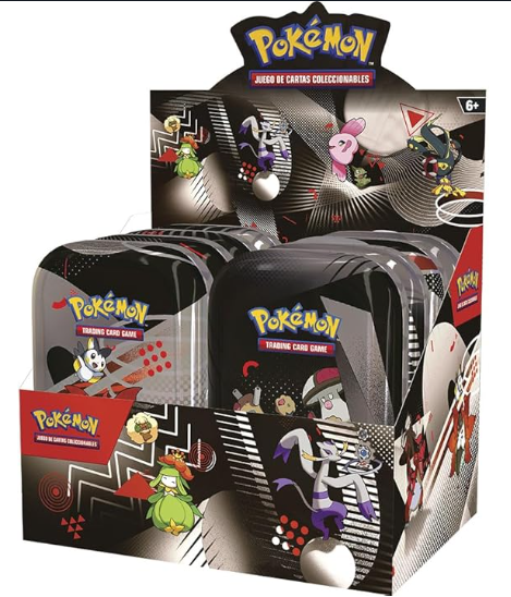 Mini Lata Pokemon Pokemon TCG Escarlata y Púrpura: Fulgor Negro y Llama Blanca