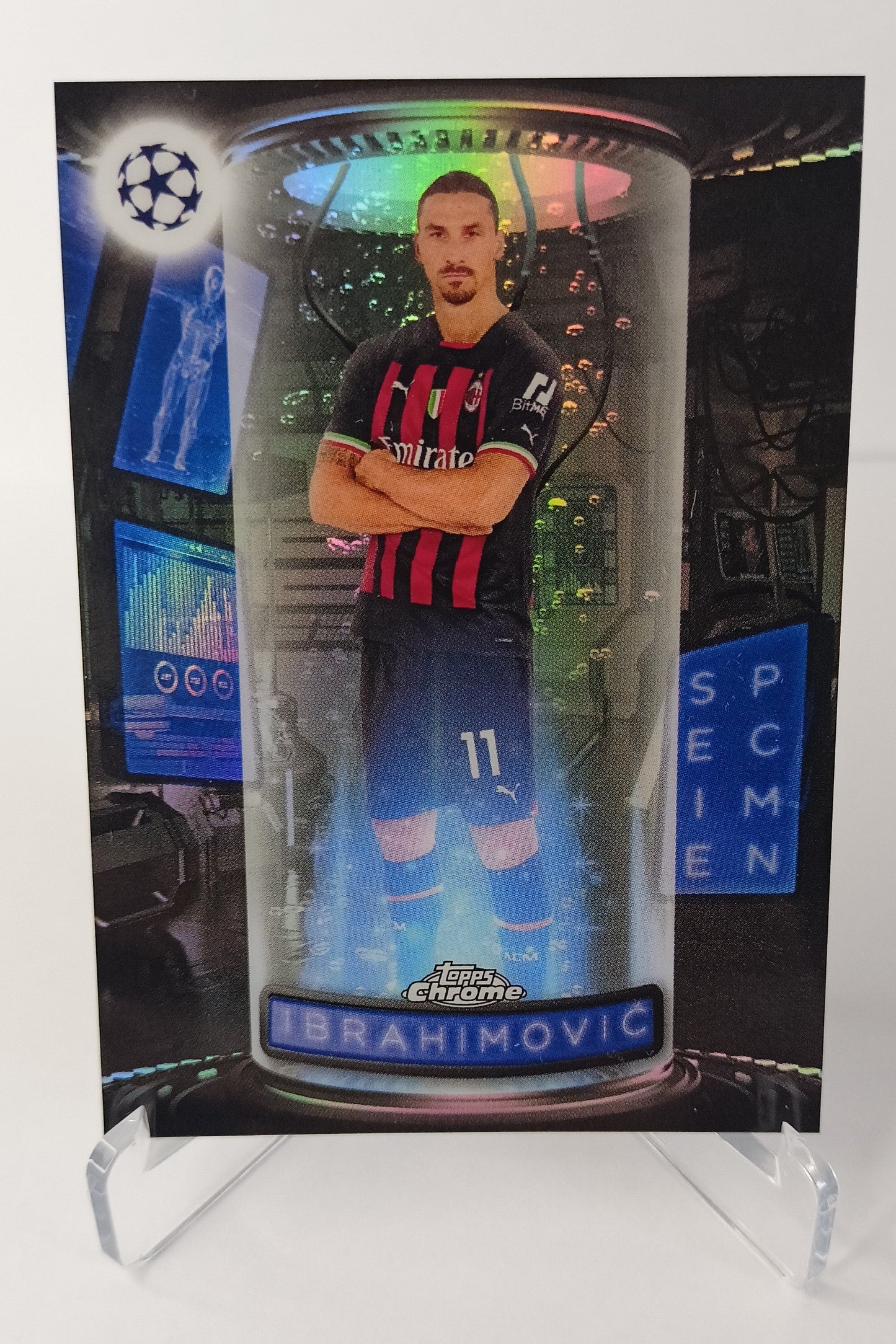 Zlatan Ibrahimovic Topps Chrome 2022-23 A.C Milan
