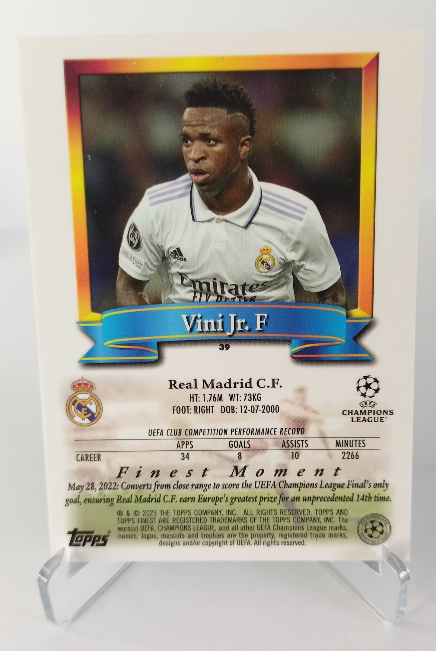 Vinicius JR Finest Flashback 2022-23 Real Madrid