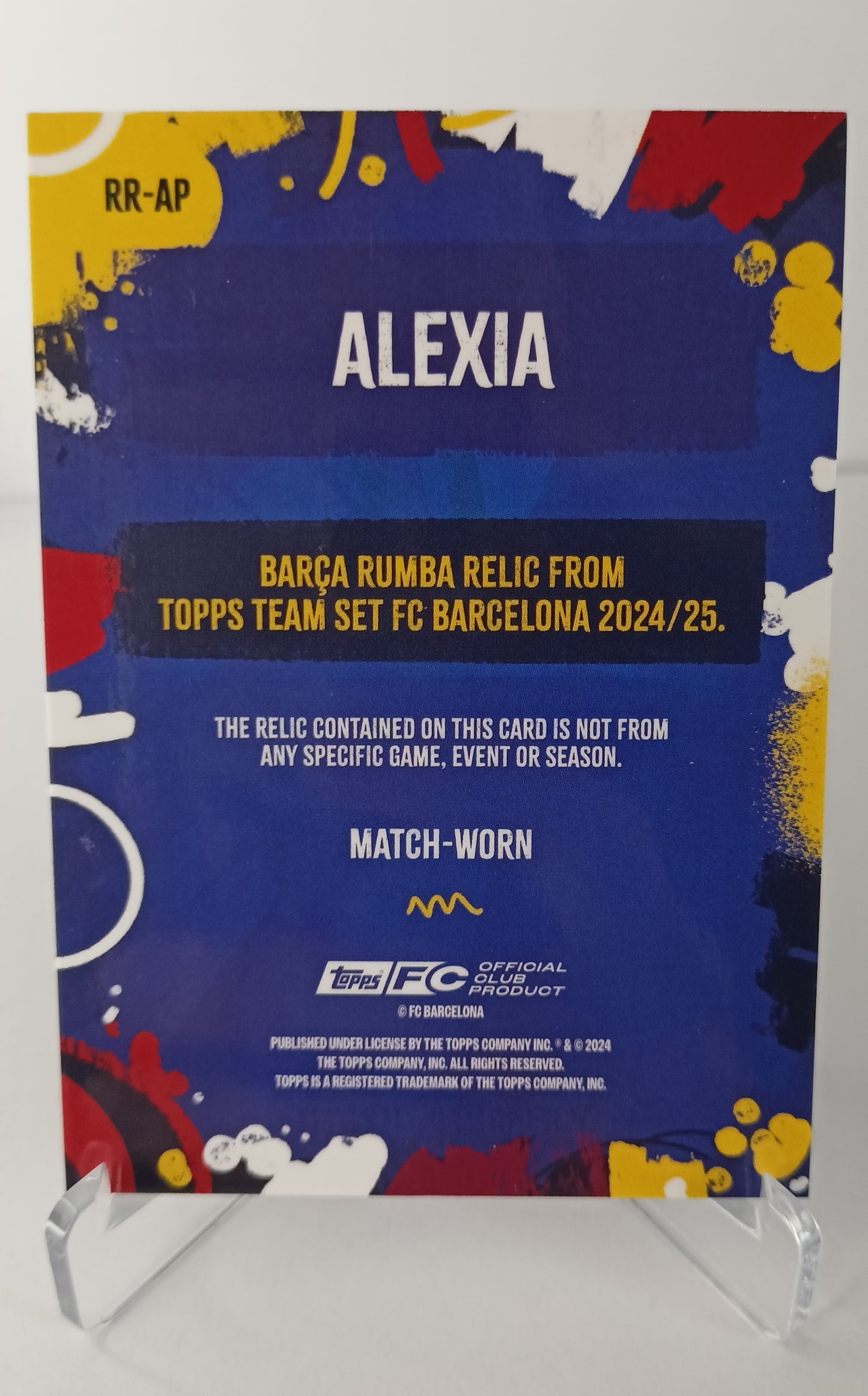 Alexia Putellas /250 Patch Topps F.C Barcelona