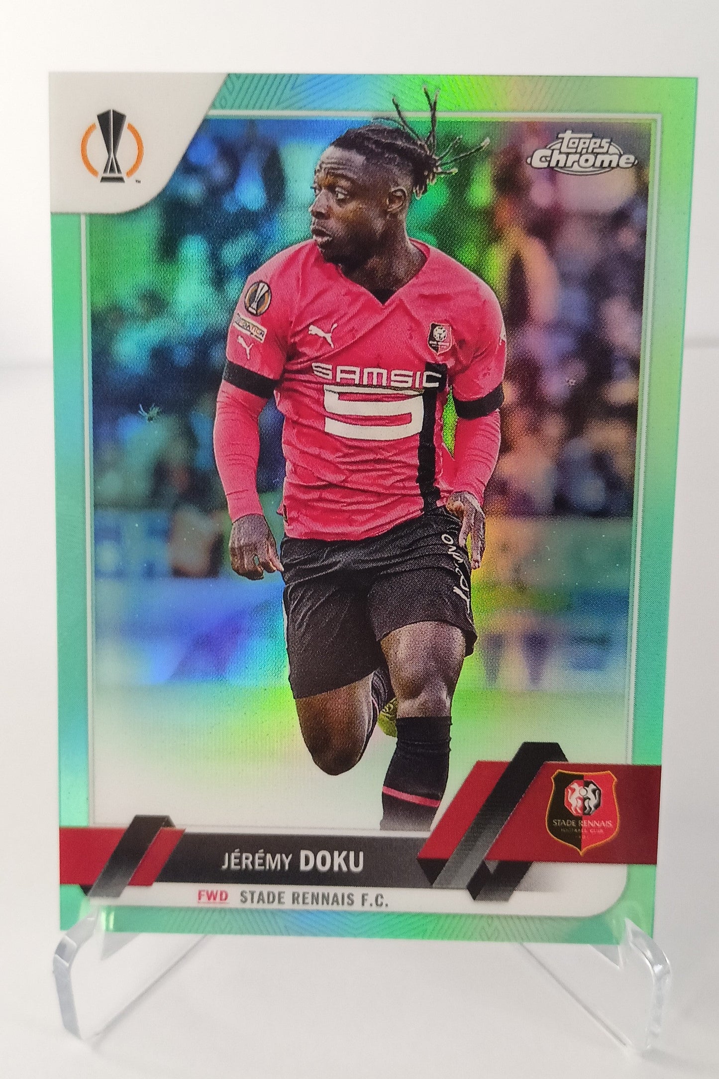 Jeremy Doku /199 Topps Chrome Stade Rennais