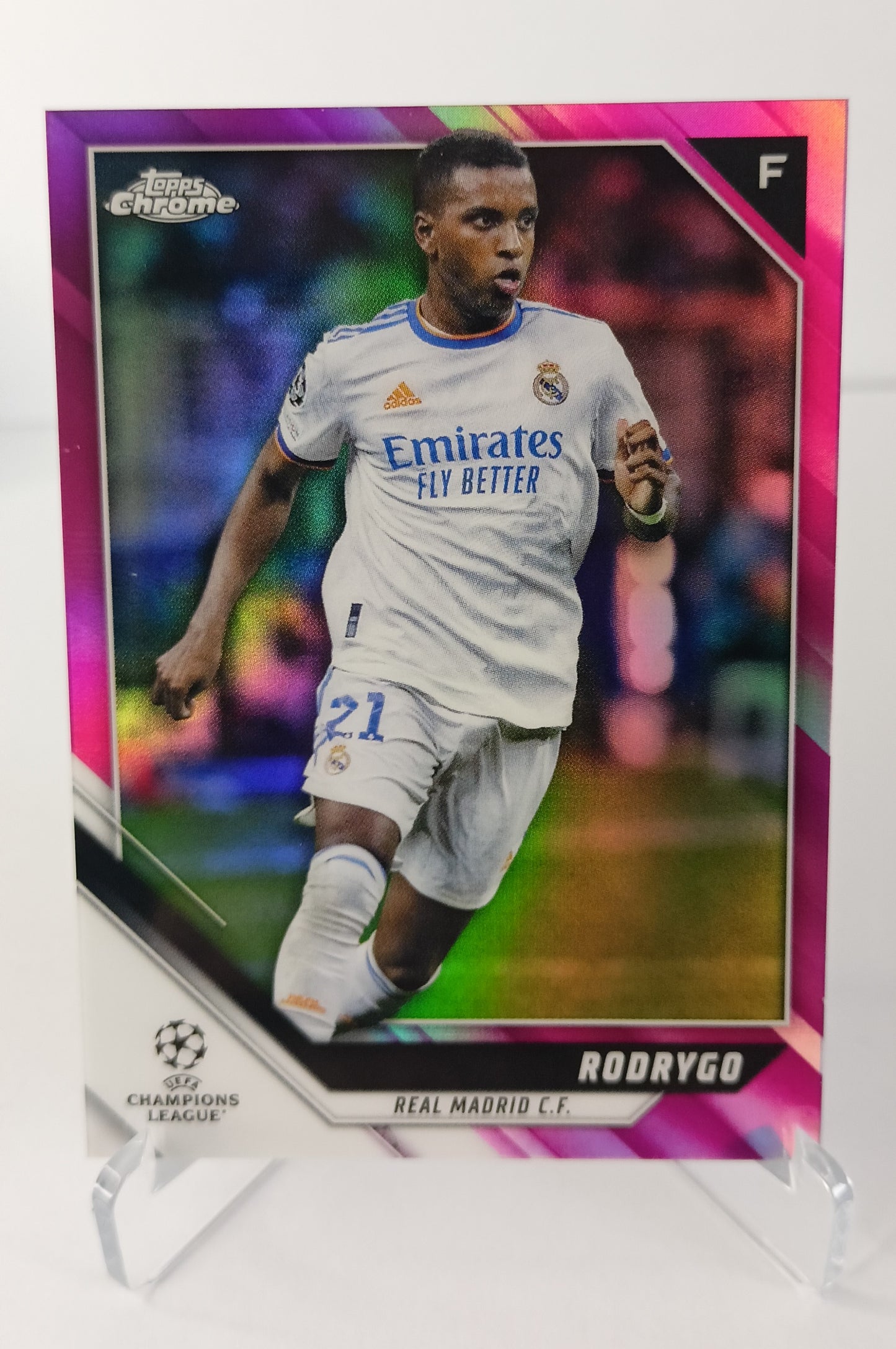 Rodrygo /175 Topps Chrome 2021-22 Real Madrid