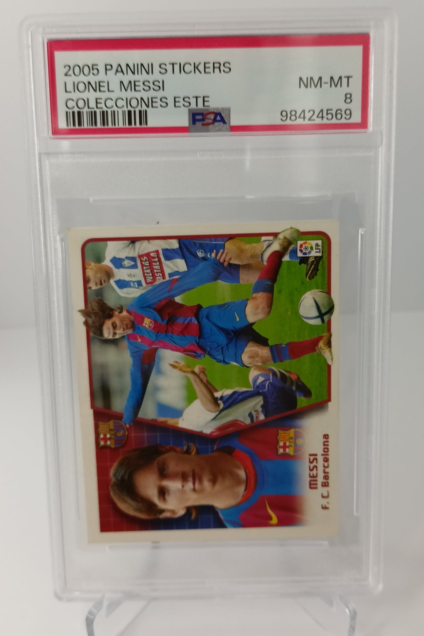Leo Messi Ediciones Este 2005-06 PSA 8