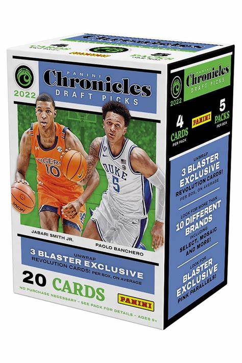 Panini Chronicles Draft Picks NBA 2022 Blaster Box