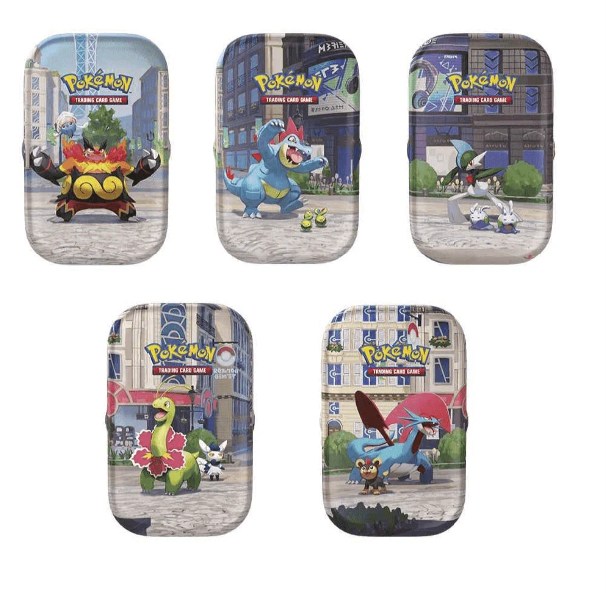 Mini lata Pokémon tcg ciudad luminalia
