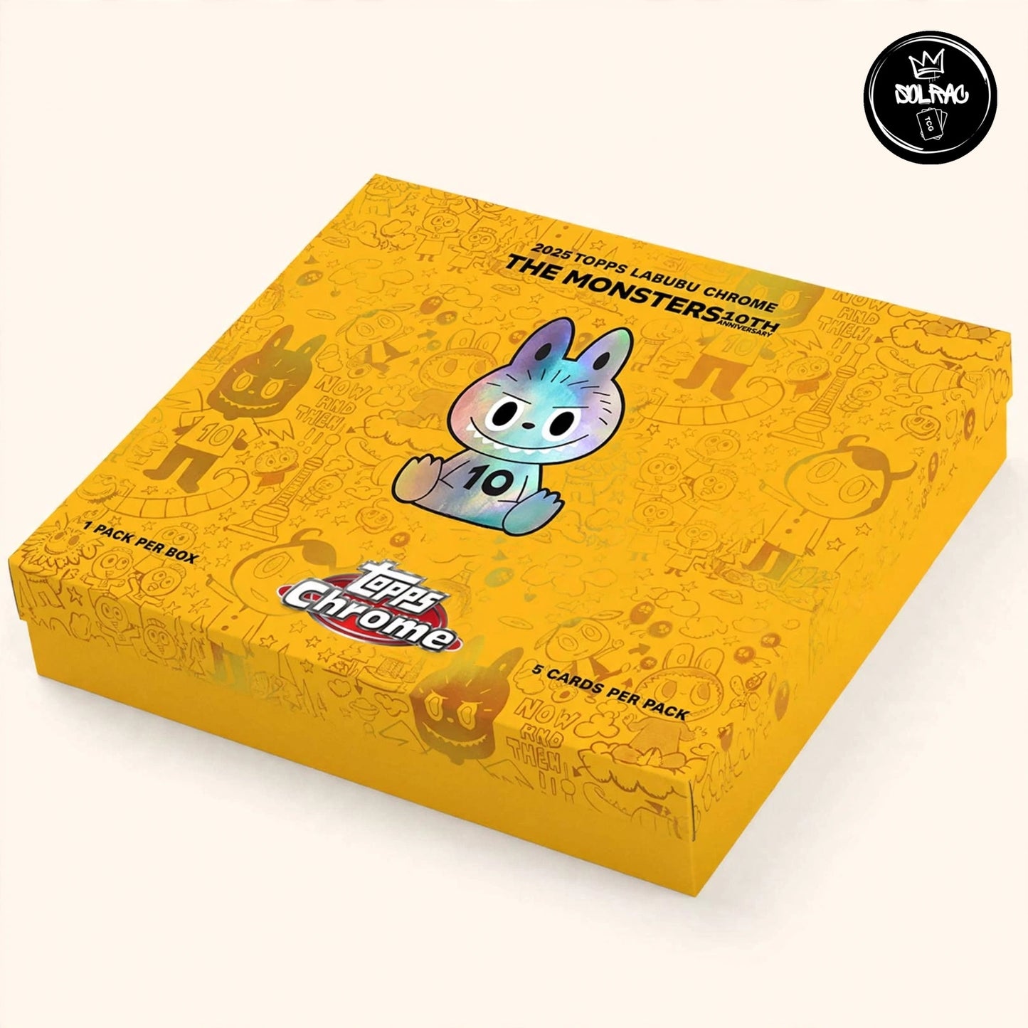 2025 Topps Labubu Chrome® 10.º aniversario - Hobby Box