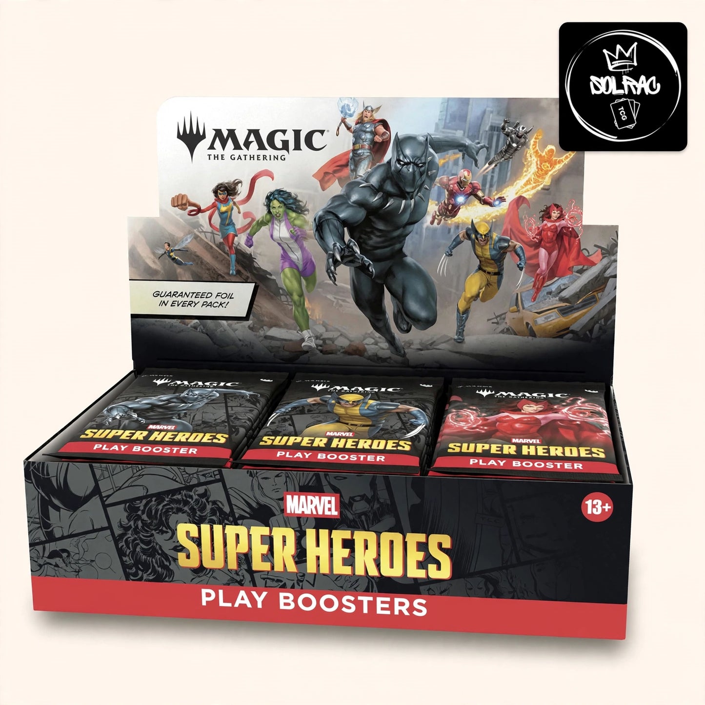 Caja de Sobres de Juego de Magic: The Gathering | Marvel Super Heroes (Versión en Inglés)