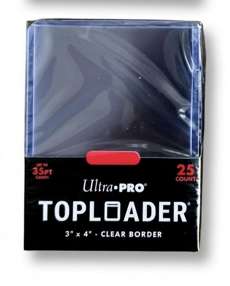 Fundas Standard Toploader Regular (25 unidades) Ultra Pro.
