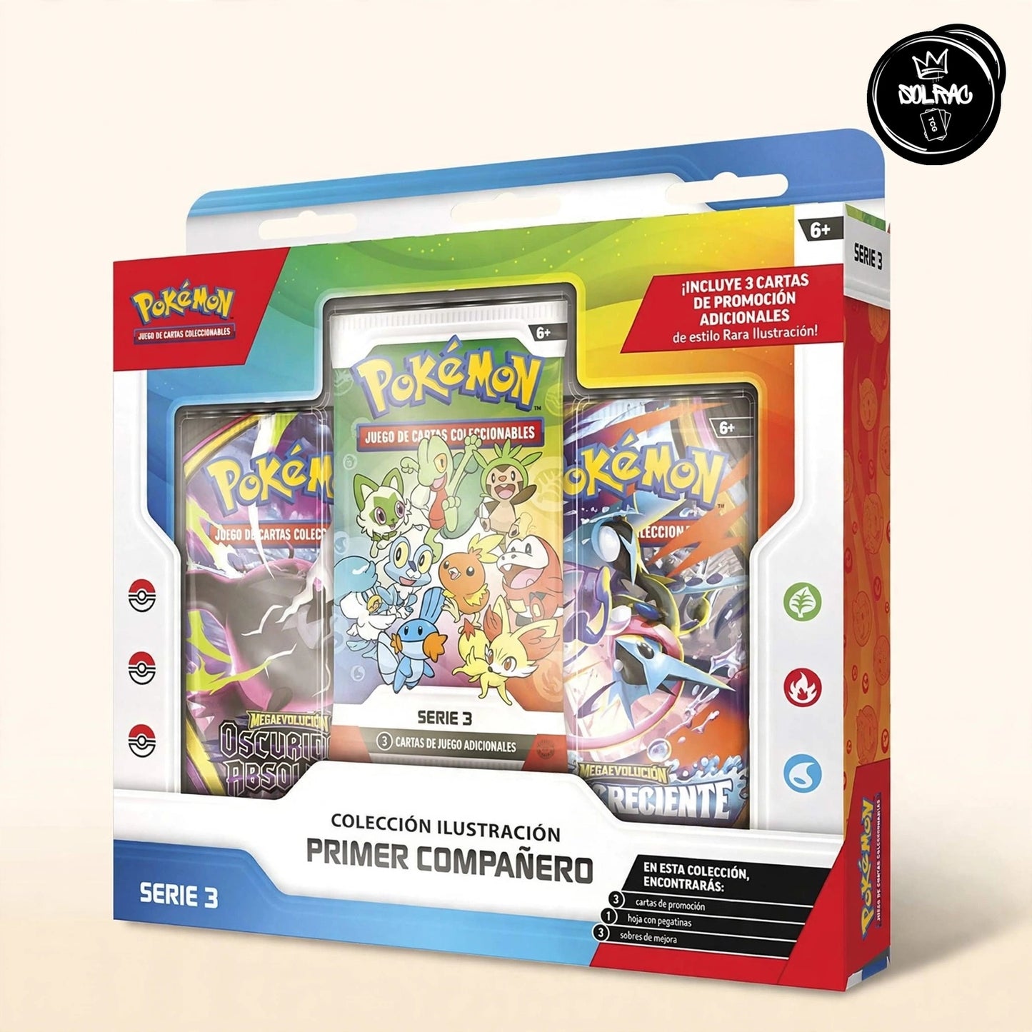 Pokémon primer compañero serie 3 - Español