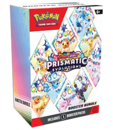 Pokémon Prismatic Evolutions Bundle Español Inglés