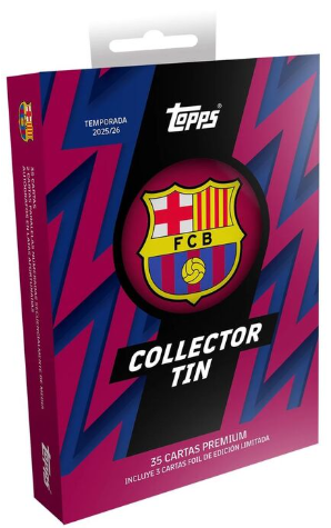 tin collector topps fc barcelona