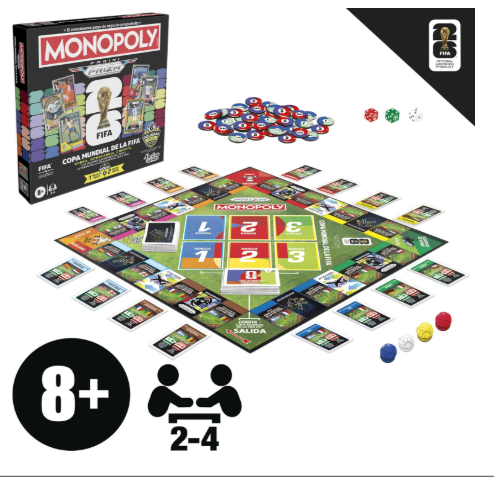 Monopoly Panini Prizm - Copa Mundial FIFA 2026