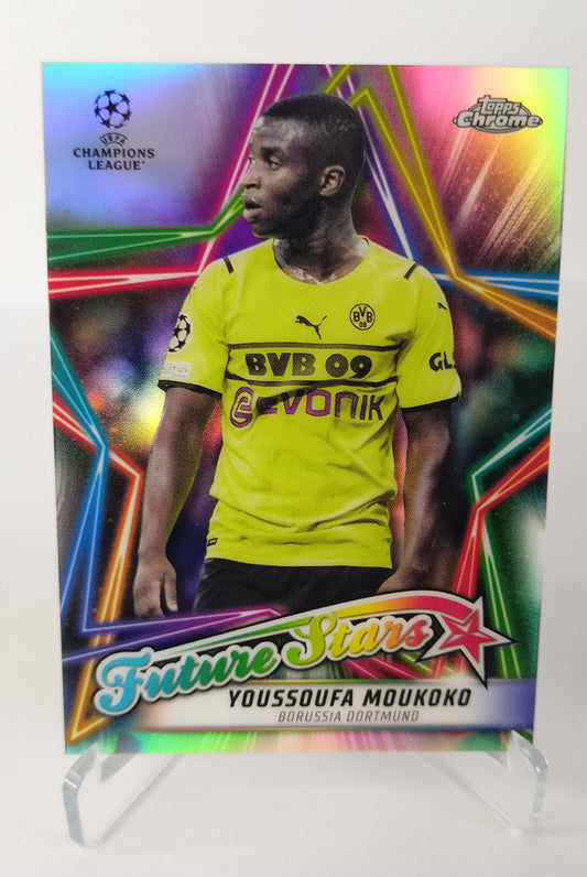 Moukoko Topps Chrome 2021-22 Borussia Dortmund
