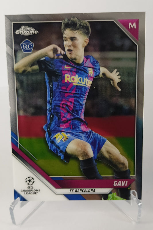 Gavi Rookie Topps Chrome 2021-22 F.C Barcelona