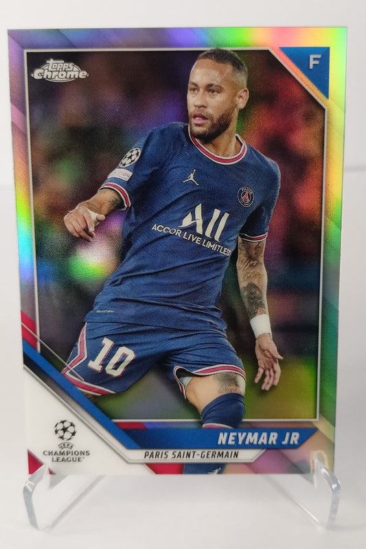 Neymar Refractor Topps Chrome 2021-22 Paris Saint Germain