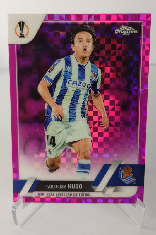 Takefusa Kubo /250 Topps Chrome 2022-23 Real Sociedad