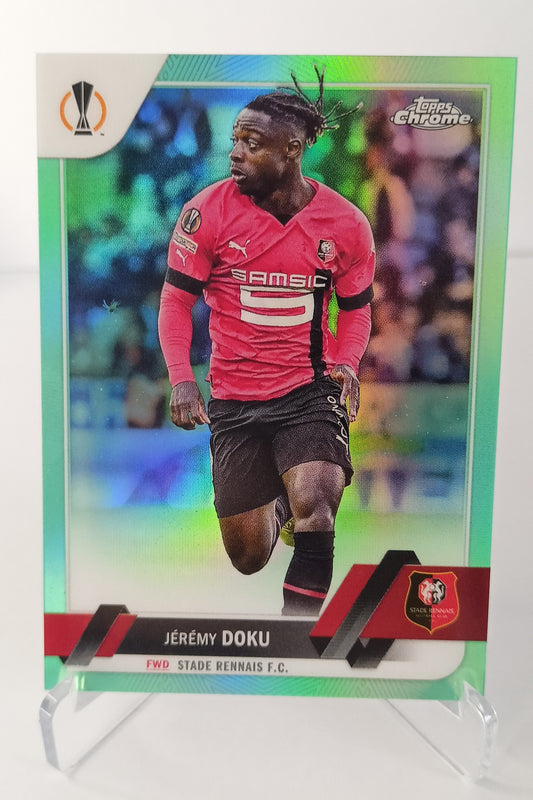 Jeremy Doku /199 Topps Chrome Stade Rennais