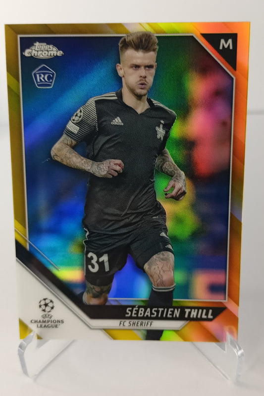 Sebastien Thill /50 Topps Chrome 2021-22 F.C Sheriff