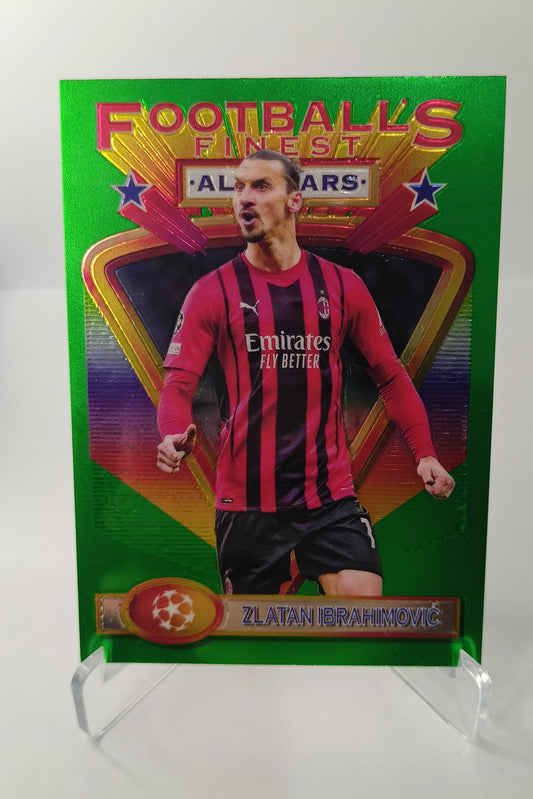 Zlatan Ibrahimovic Topps Finest Flashback 2021-22 AC Milán