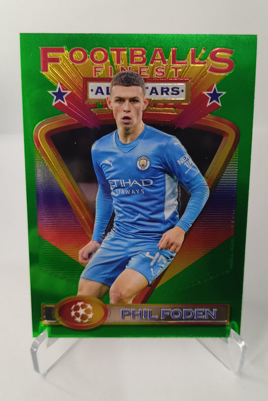 Phil Foden Topps Finest Flashback 2021-22 Manchester City
