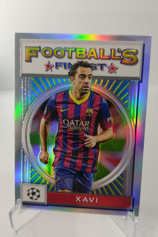 Xavi Hernández Refractor Topps Finest Flashback 2021-22 FC Barcelona