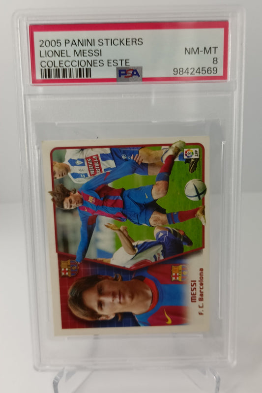 Leo Messi Ediciones Este 2005-06 PSA 8
