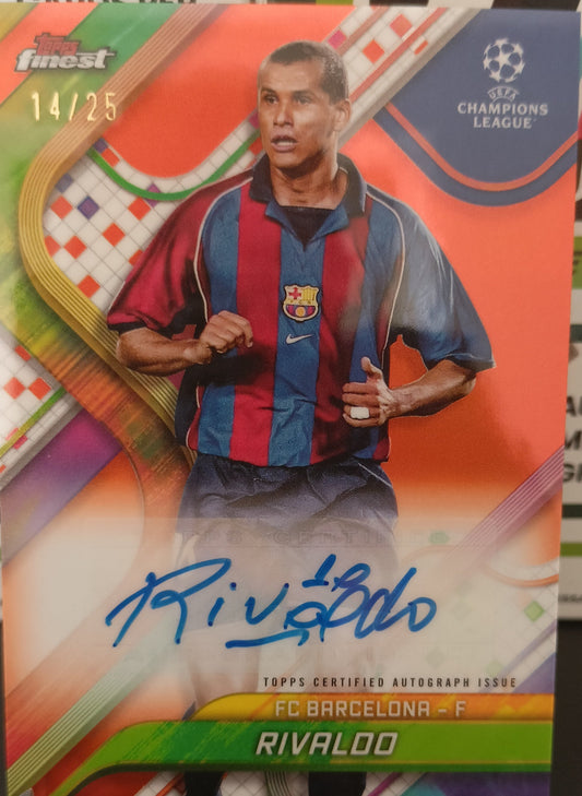 autografo rivaldo topps