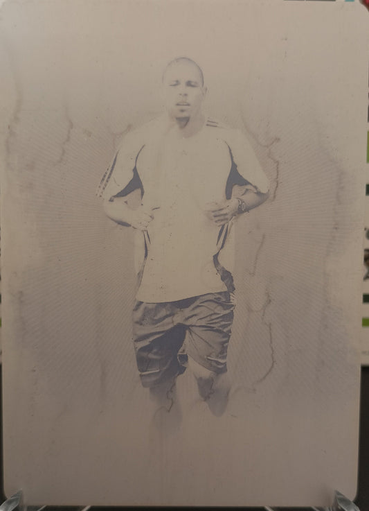 ronaldo nazario placa impresion 1/1 leaf