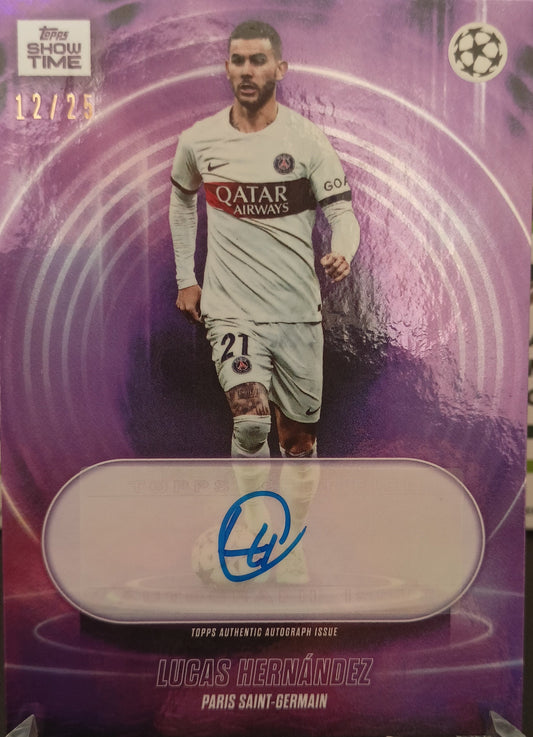 lucas hernandez autografo psg