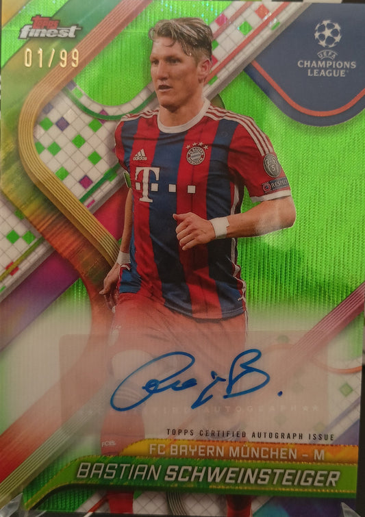 Schweinsteiger /99 Autografo Topps Finest 2024/25 FC Bayern Munich