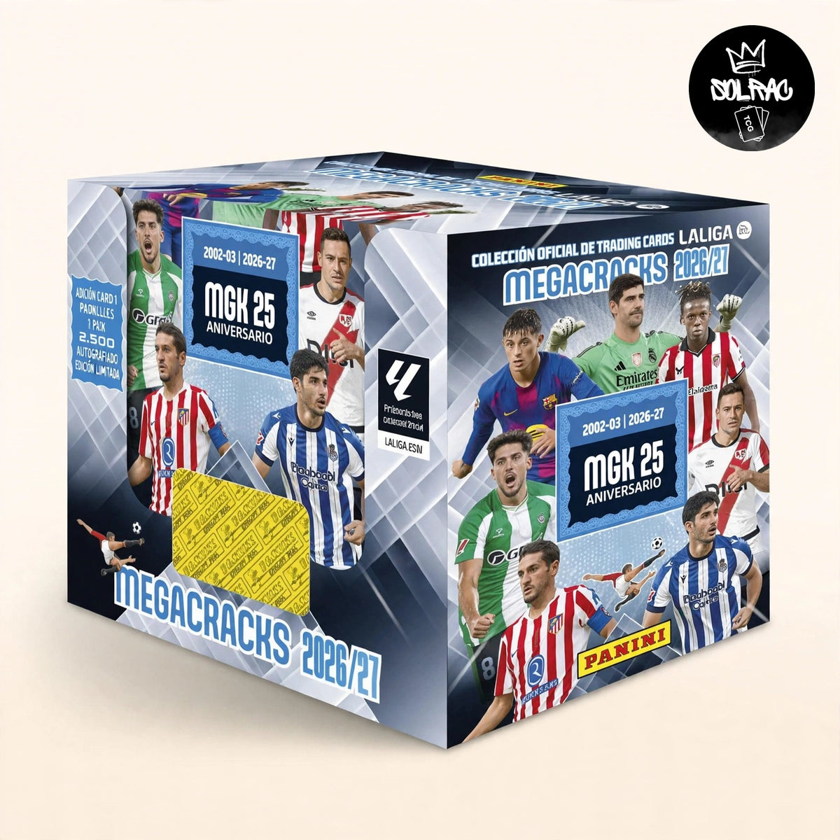 Caja Panini Megacracks La liga 2026/27- 50 sobres
