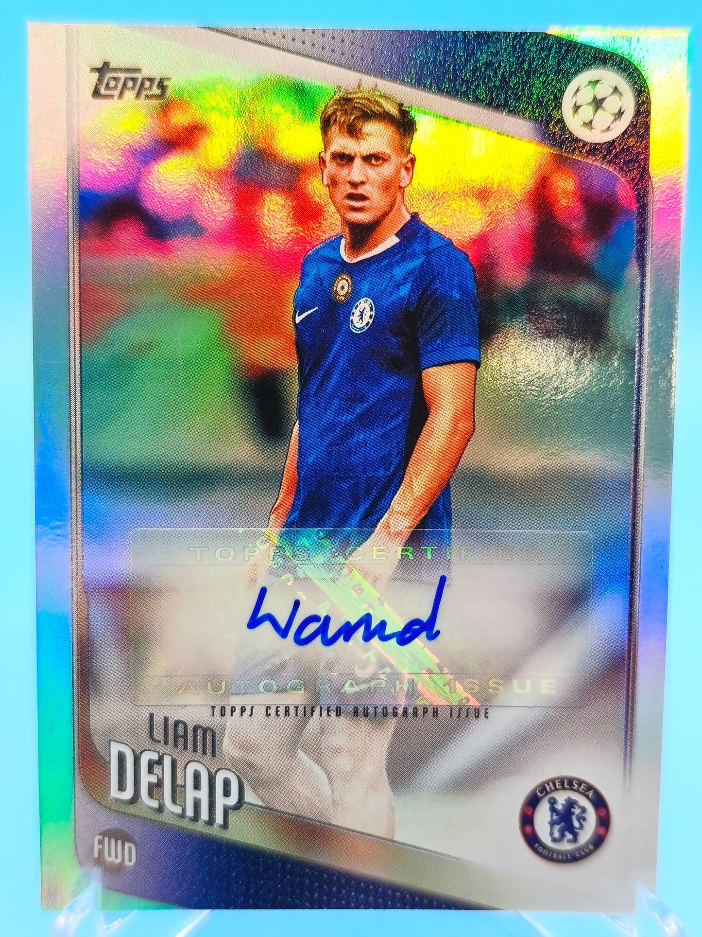 Liam Delap  autógrafo  Topps Flagship 2026