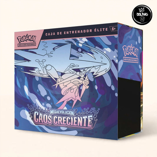 Caja élite trainer box Caos Creciente Pokémon tcg