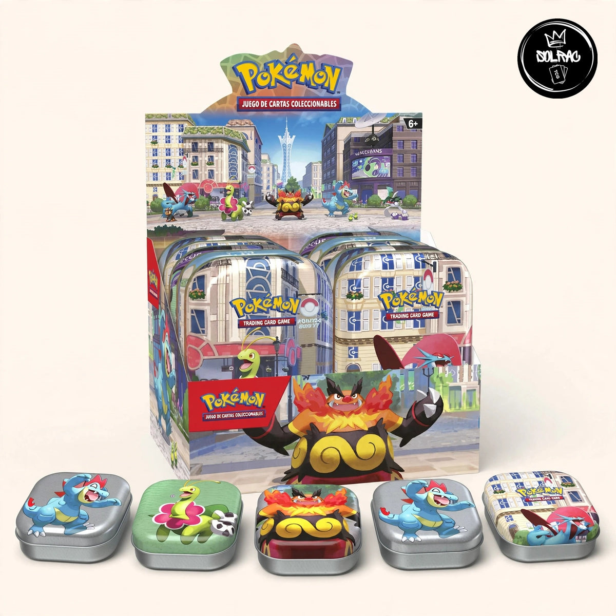 Mini lata Pokémon tcg ciudad luminalia