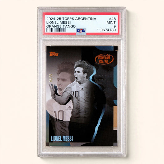 Lionel Messi /25 Topps Argentina 2024/25 PSA 9