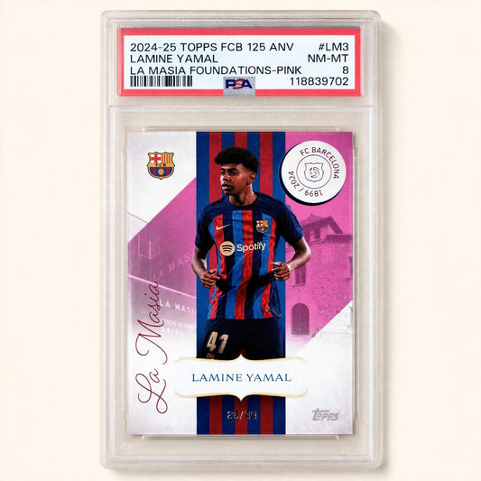 Lamine Yamal /99 Topps 125 aniversario PSA 8