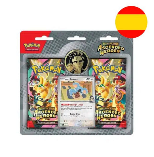 Blíster 2 Sobres Pokemon Héroes Ascendentes Español – Komala de Laureano