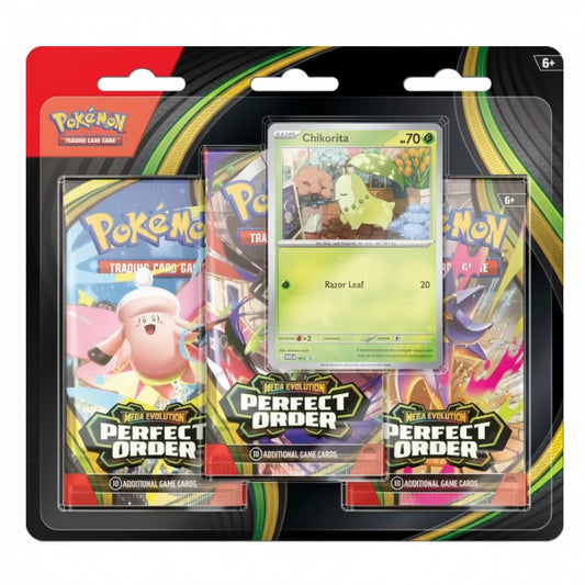 Blister 3 sobres Pokémon TCG Perfect order - Inglés