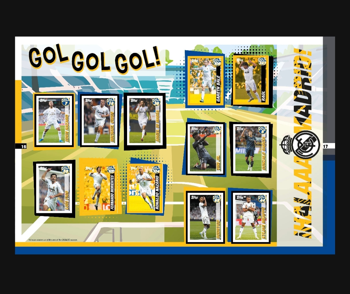 Topps Real Madrid Sticker Album 2025/26