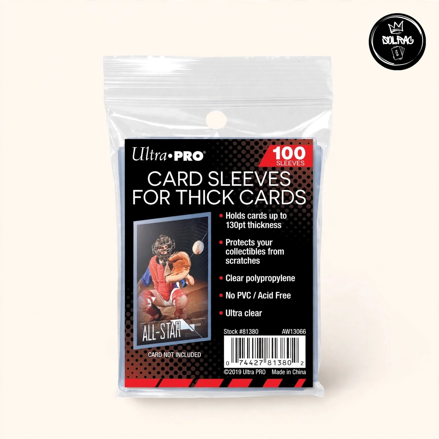 Fundas Ultra Pro Sleeves 130 PT-0 100 unidades