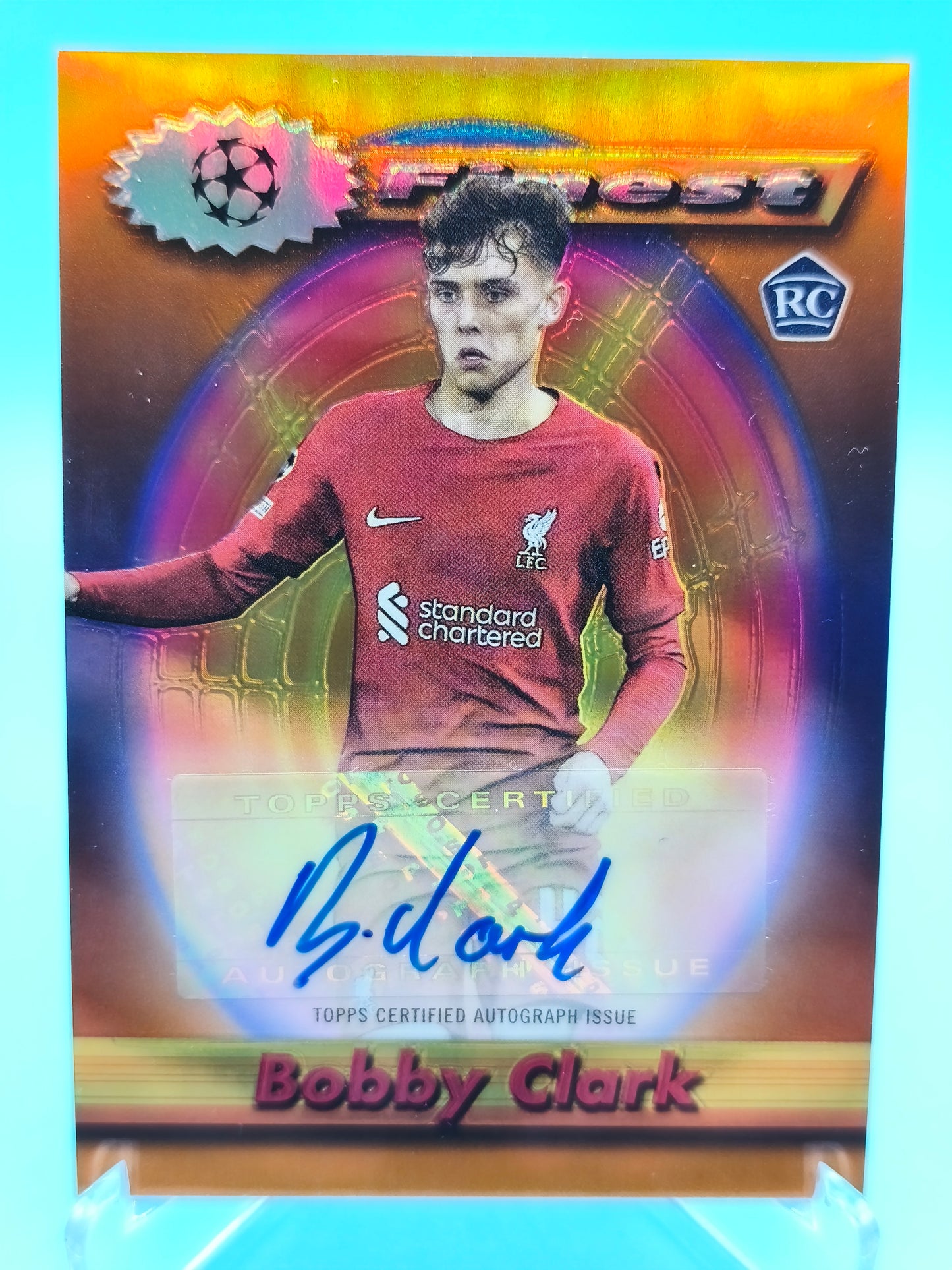 Bobby Clark /10 Rookie  autógrafo Topps Finest Flashback 2023