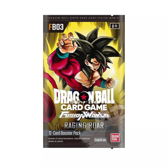 Sobre Raging Roar FB03 Juego de cartas Dragon Ball Super FUSION WORLD